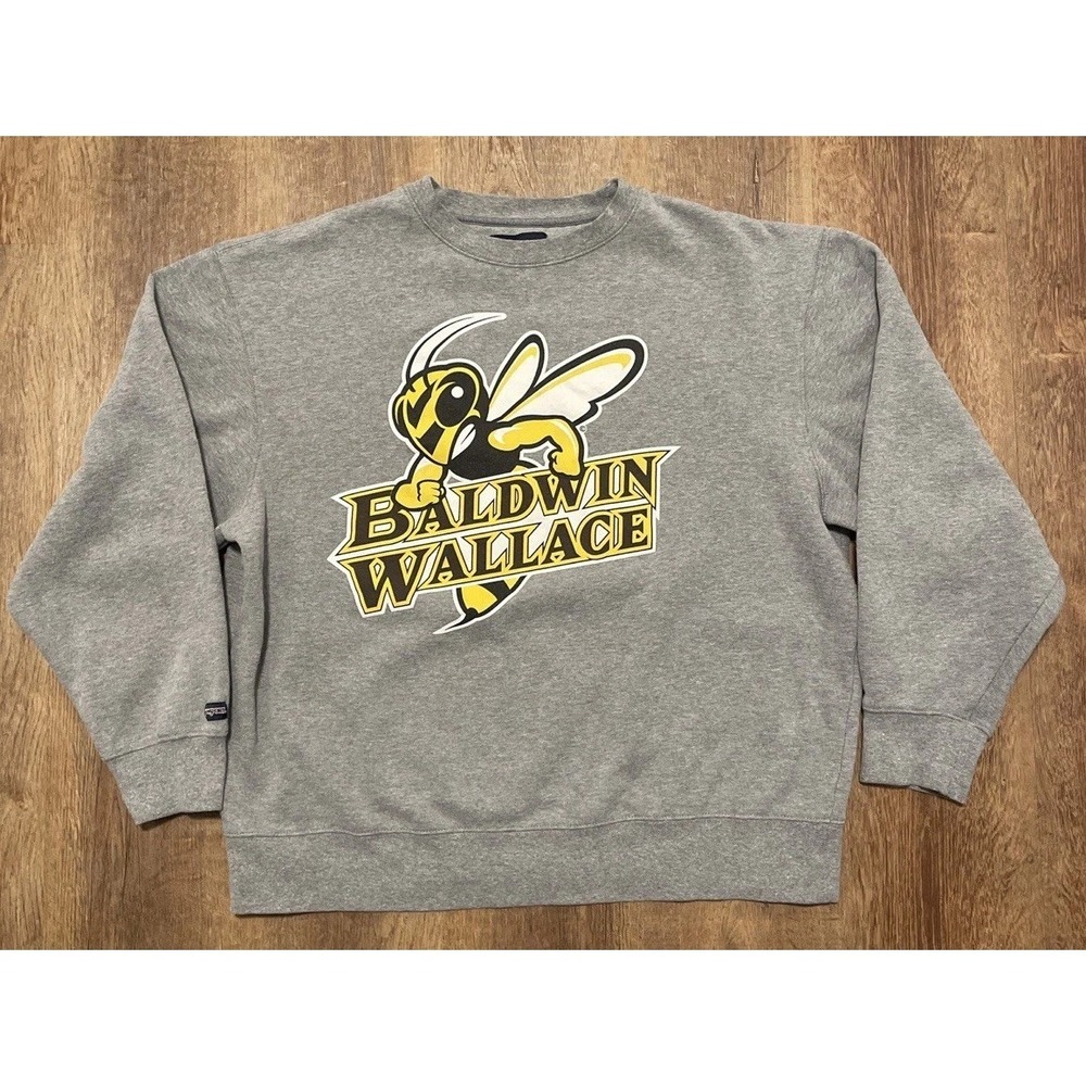 Jansport Baldwin Wallace Sweatshirt adult XL gray crewneck casual mens ***